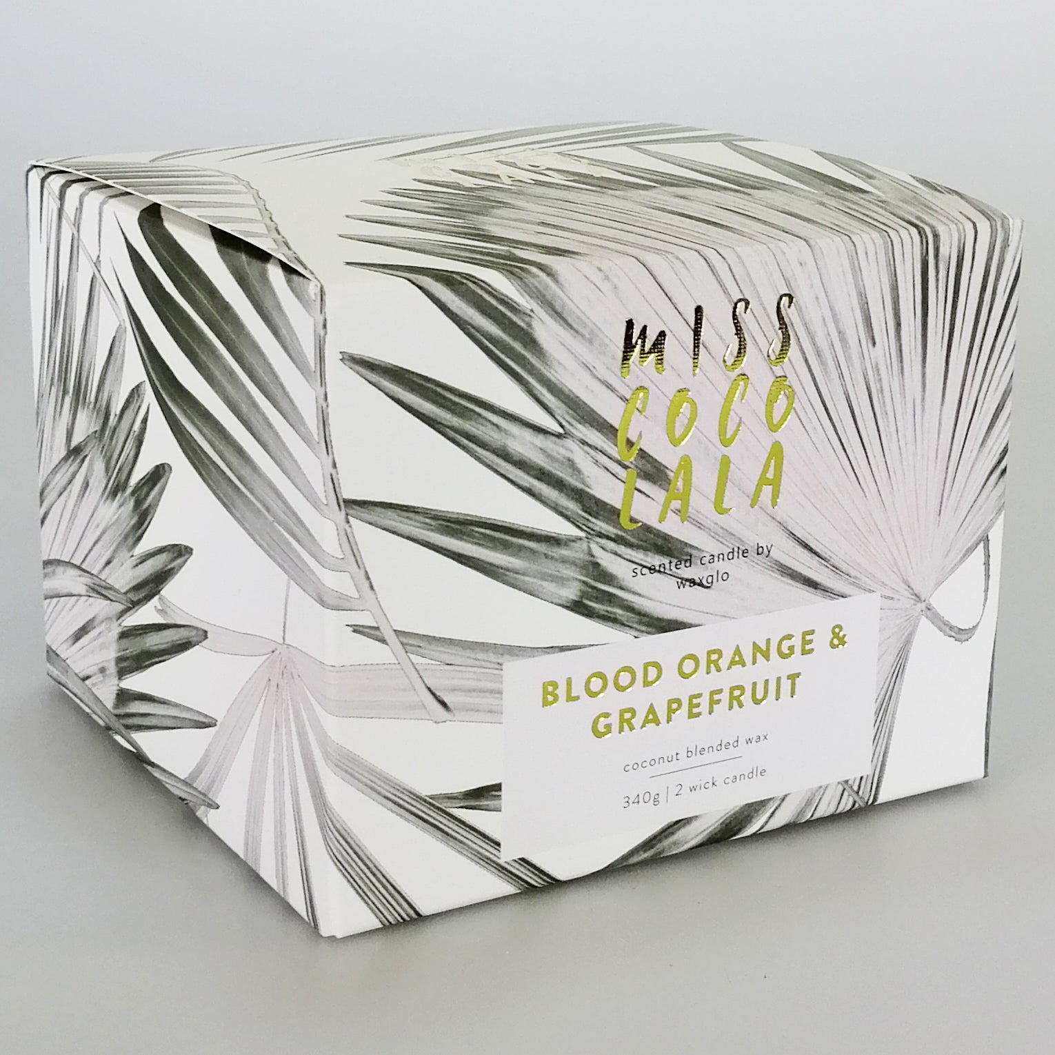 Miss Coco Lala - Coconut Wax Candle - Blood Orange & Grapefruit - 340g