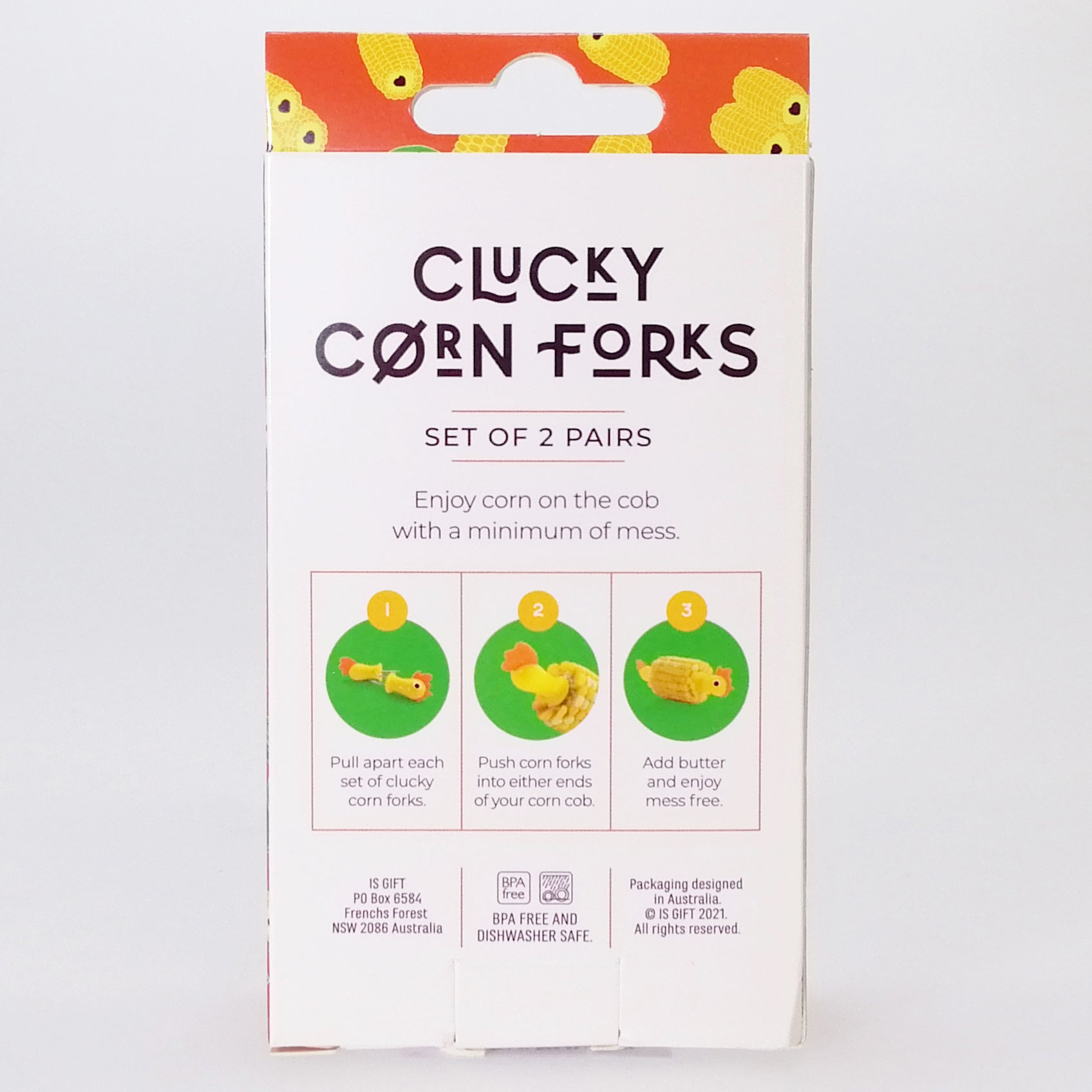 Clucky Corn Forks - Set of 2