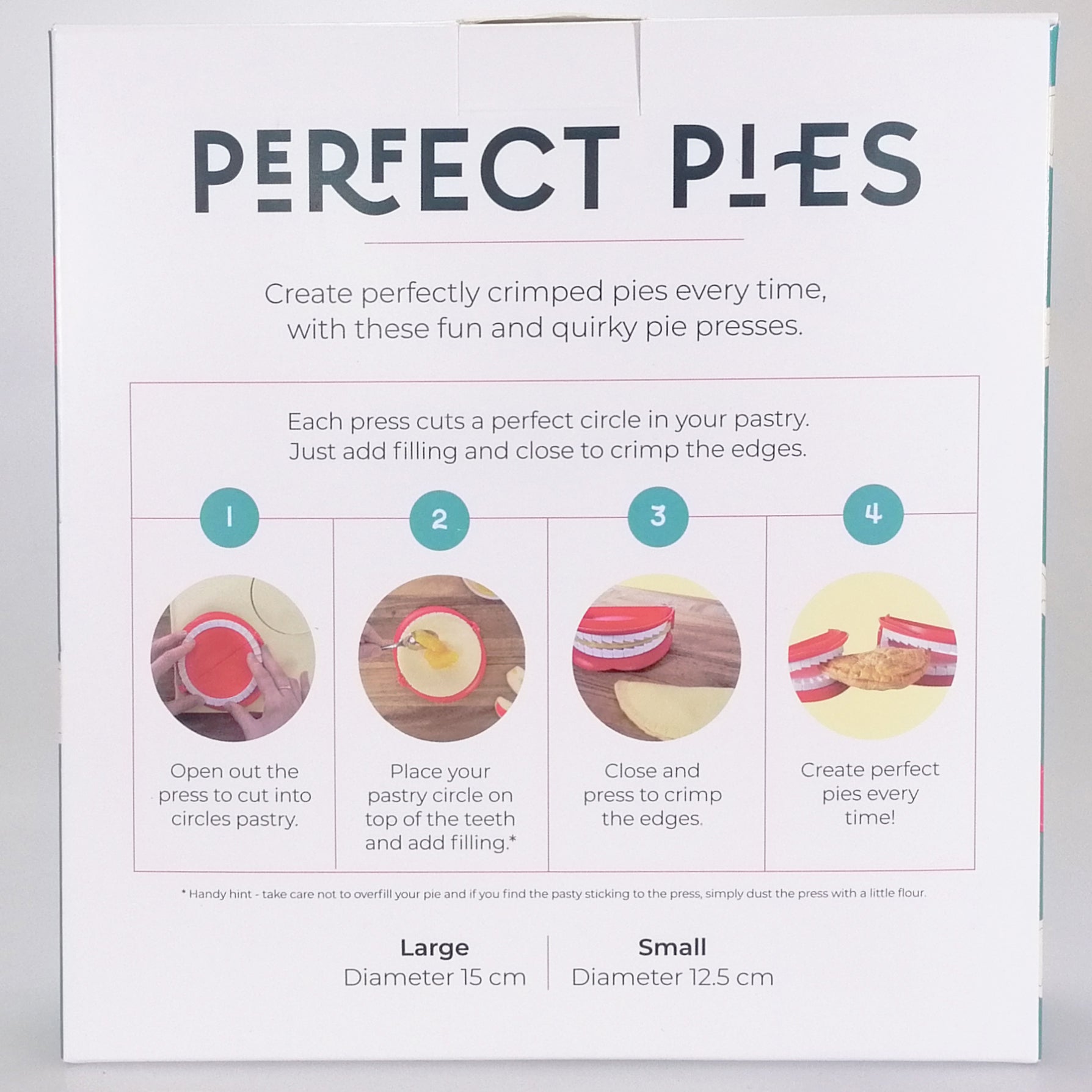 Perfect Pies - Set of 2 Presses