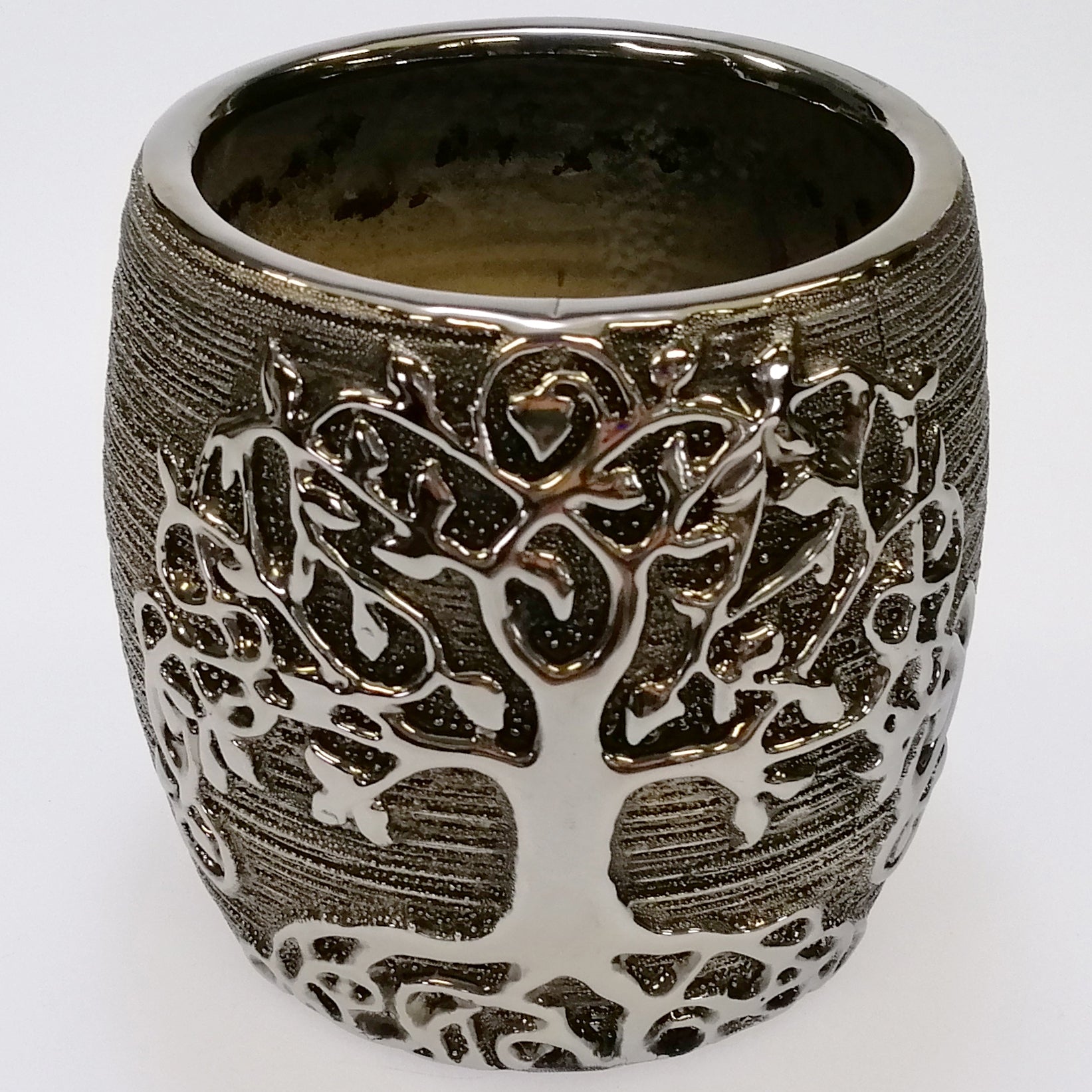 Gunmetal Tree of Life Planter - Large