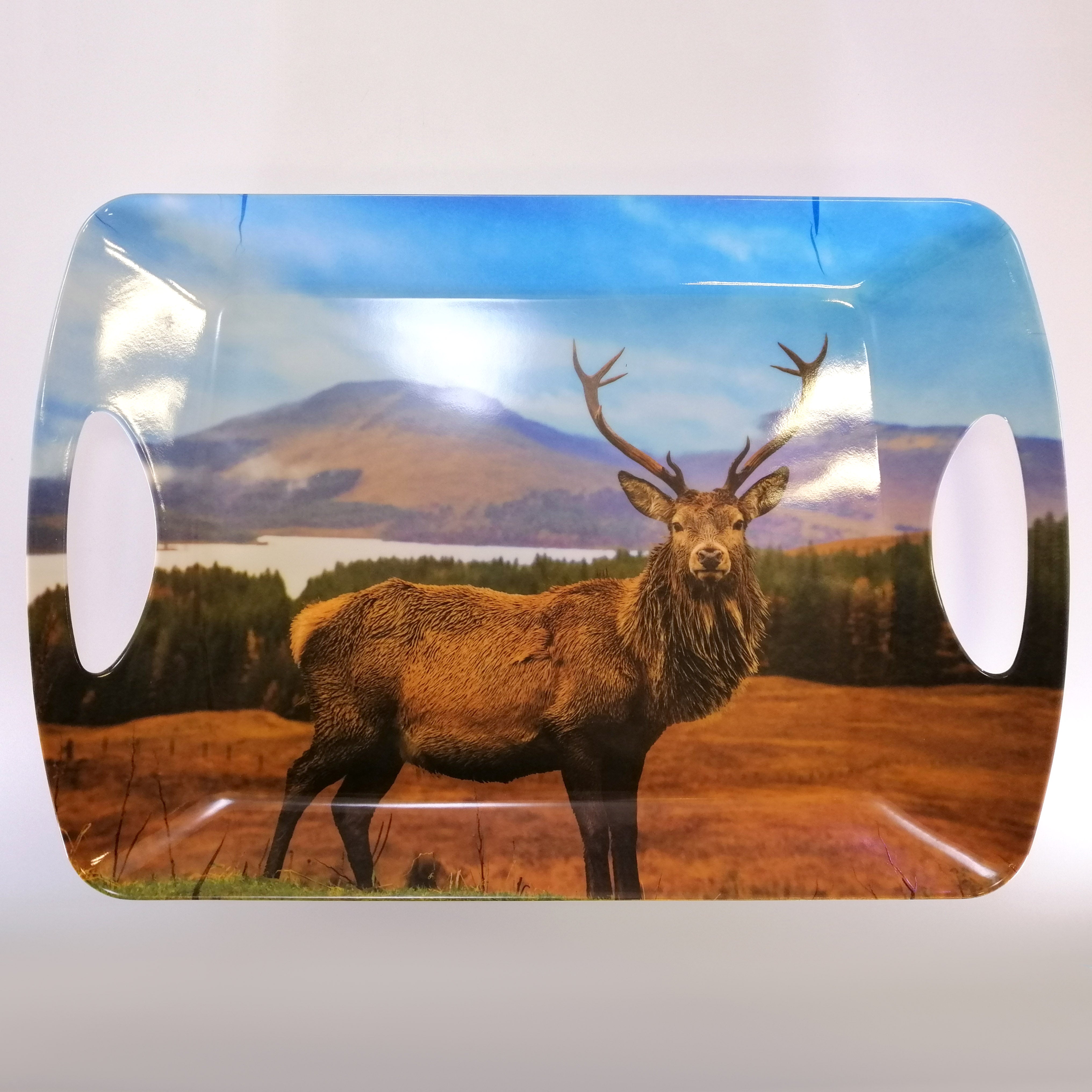 Stag - Tray with Handles - Large