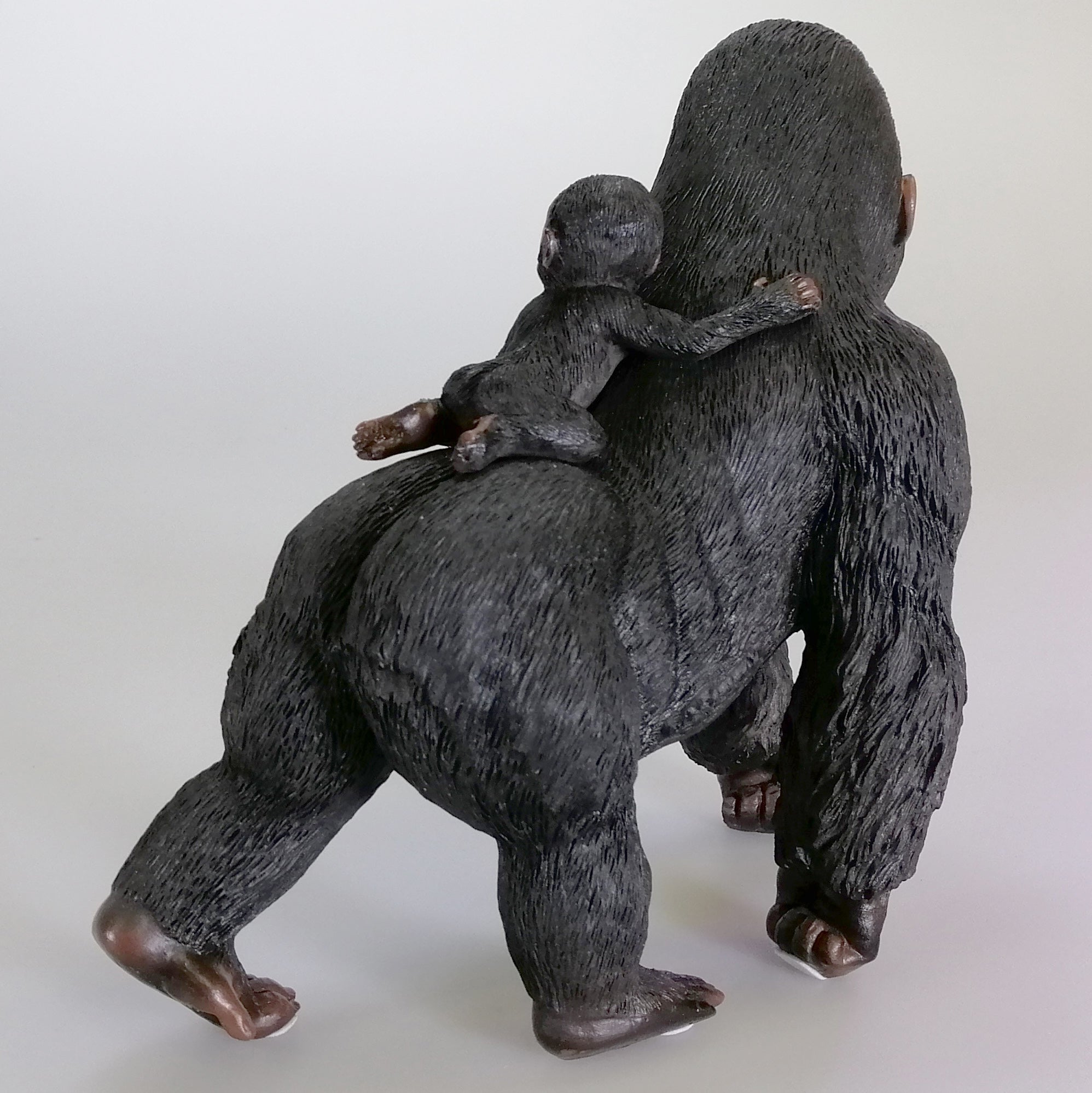 Gorilla and Baby Figurine