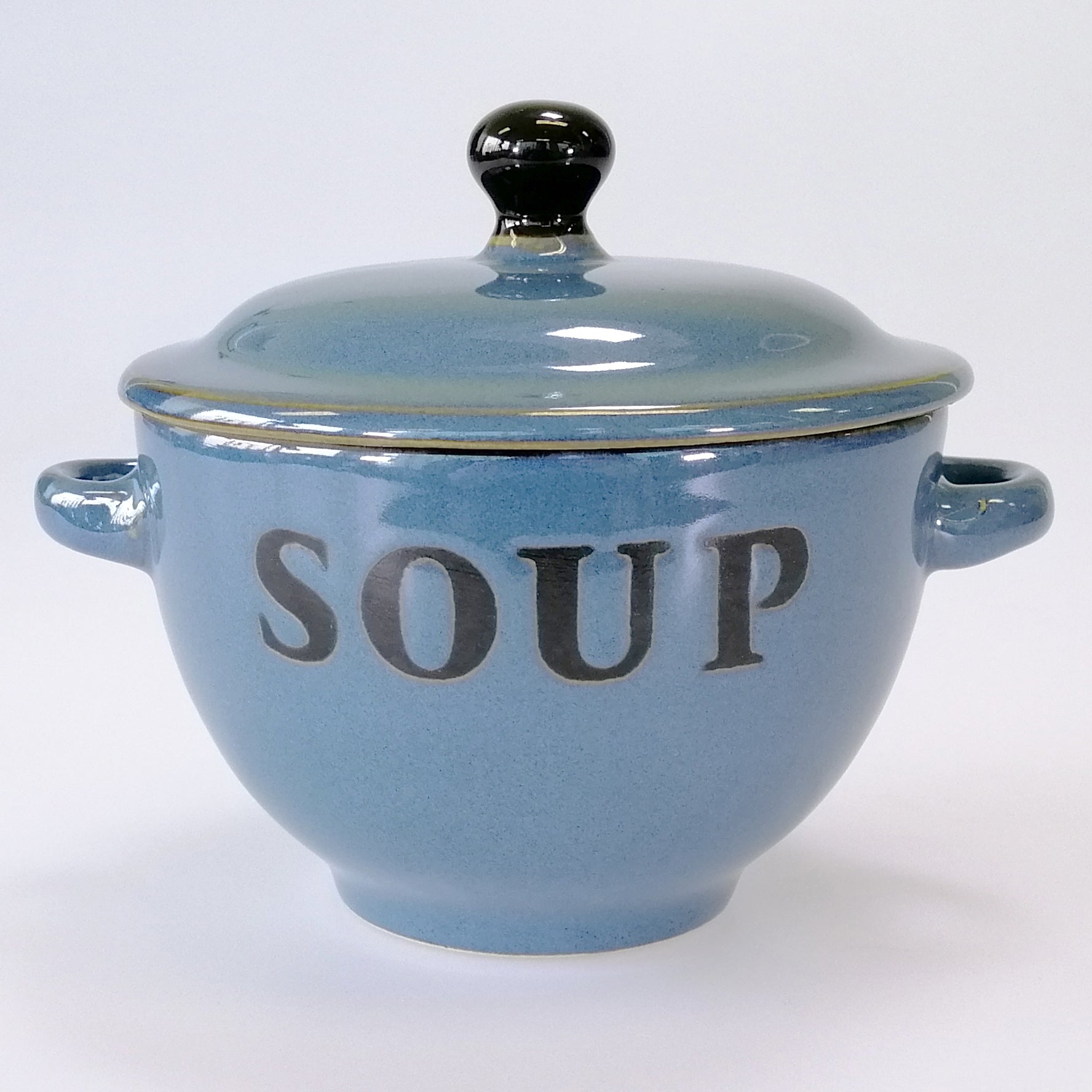 Soup Bowl & Spoon Set - Blue