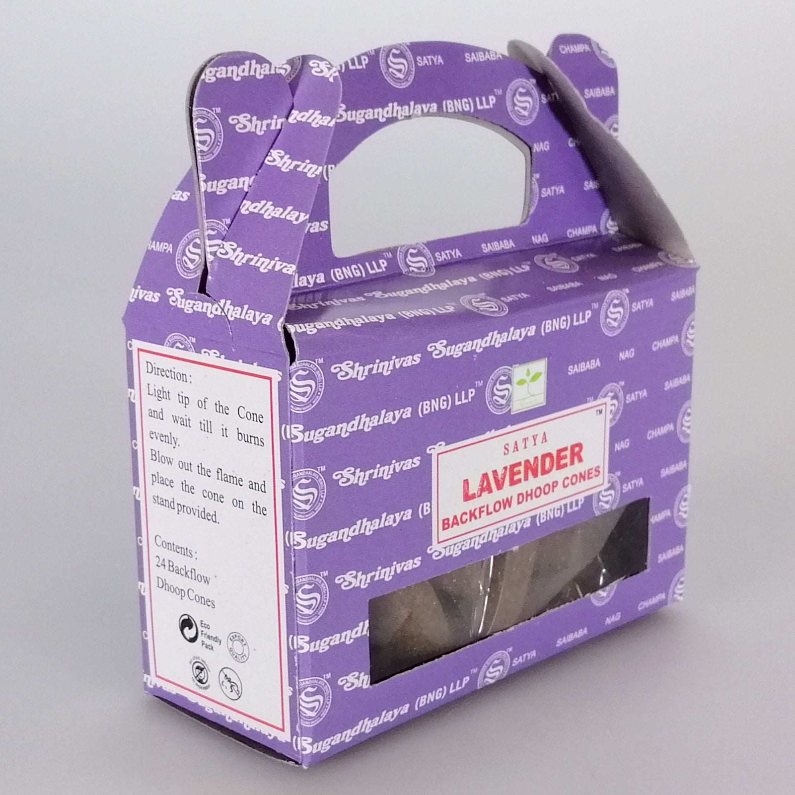 Satya Backflow Cones - Lavender