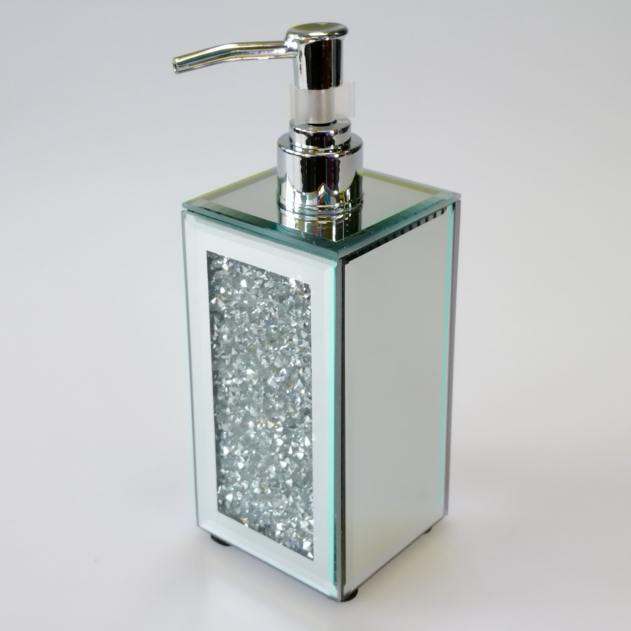 Crushed Glass-Look Soap Dispenser