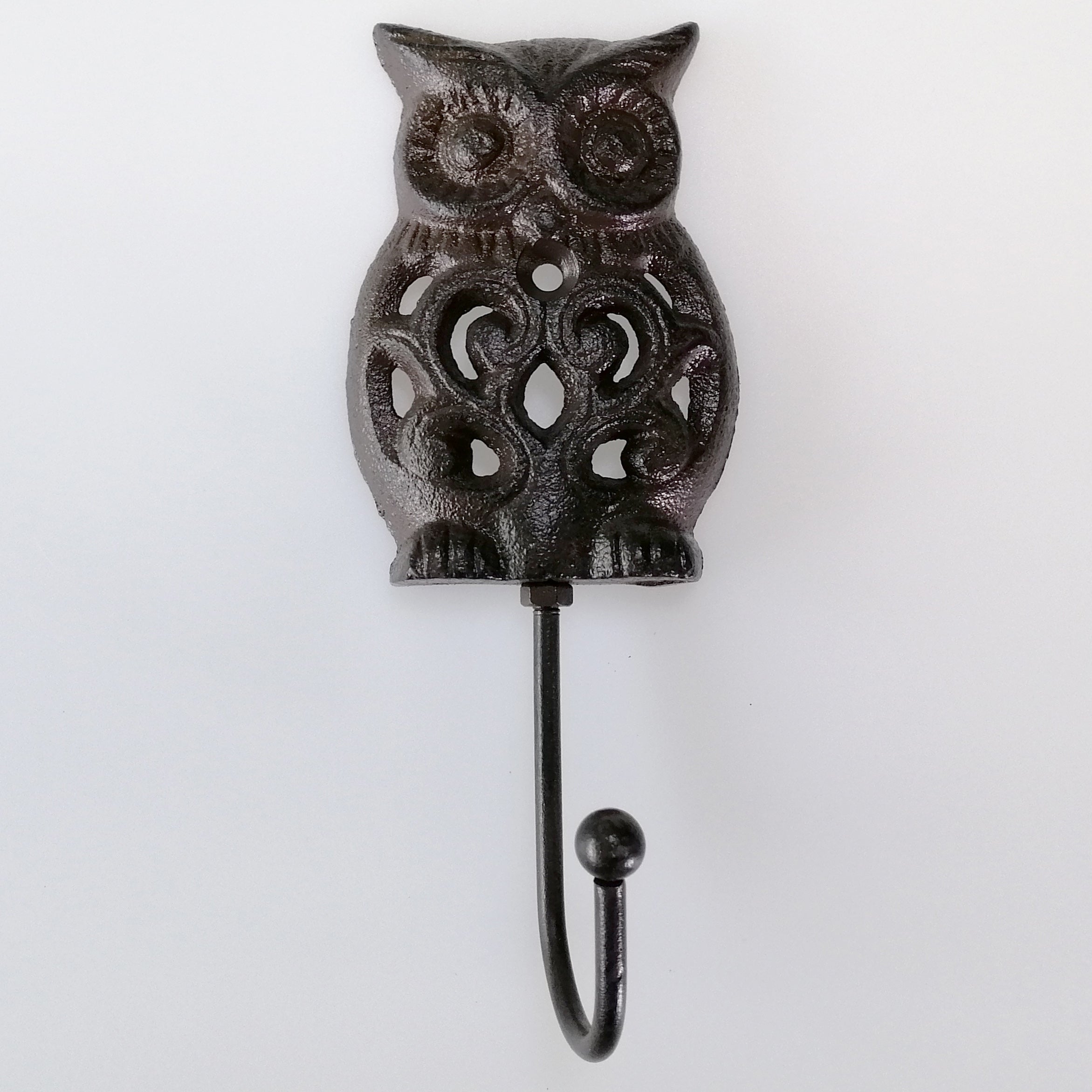 Cast Iron Wall Hook - Deco Owl