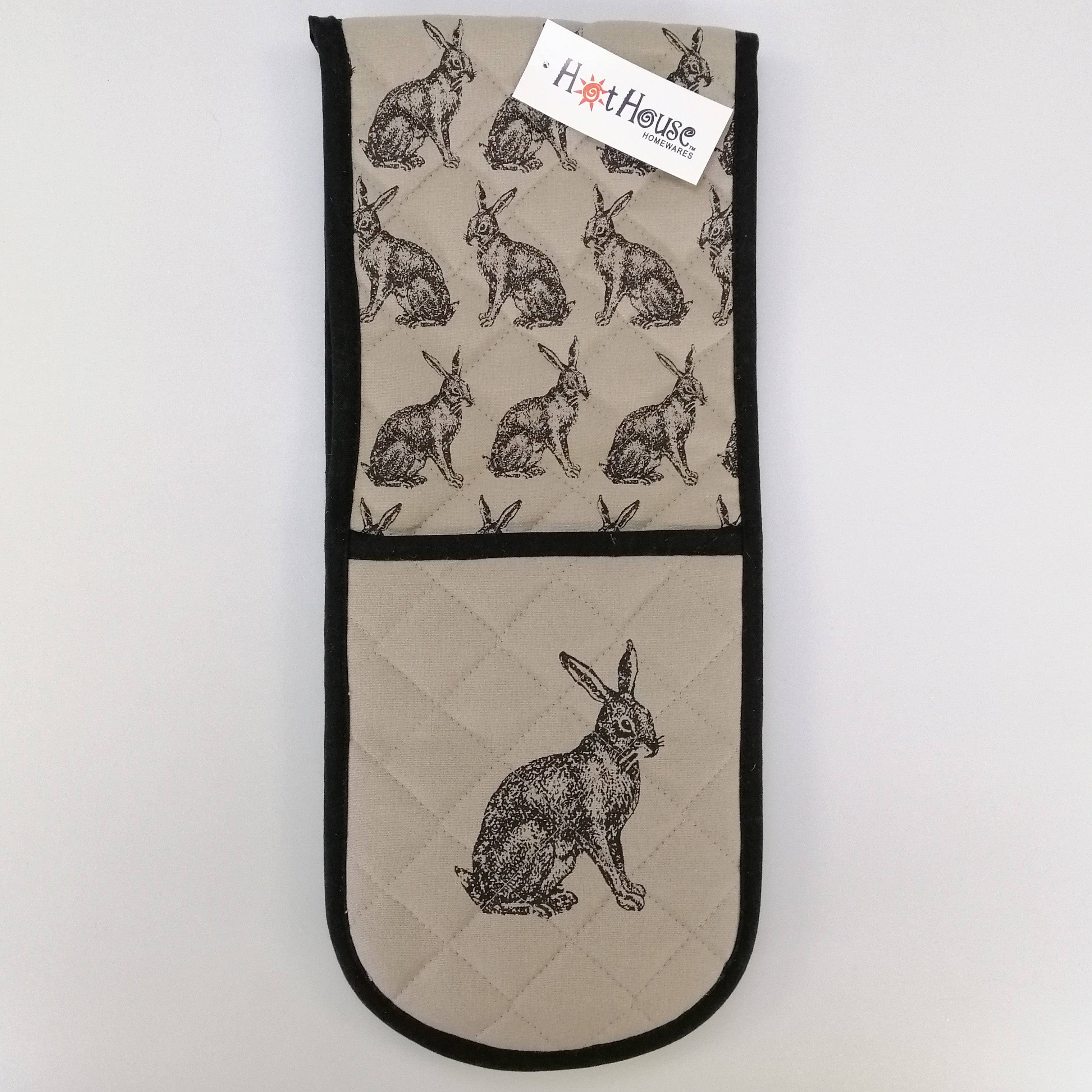 Double Oven Mitt - Hare Design