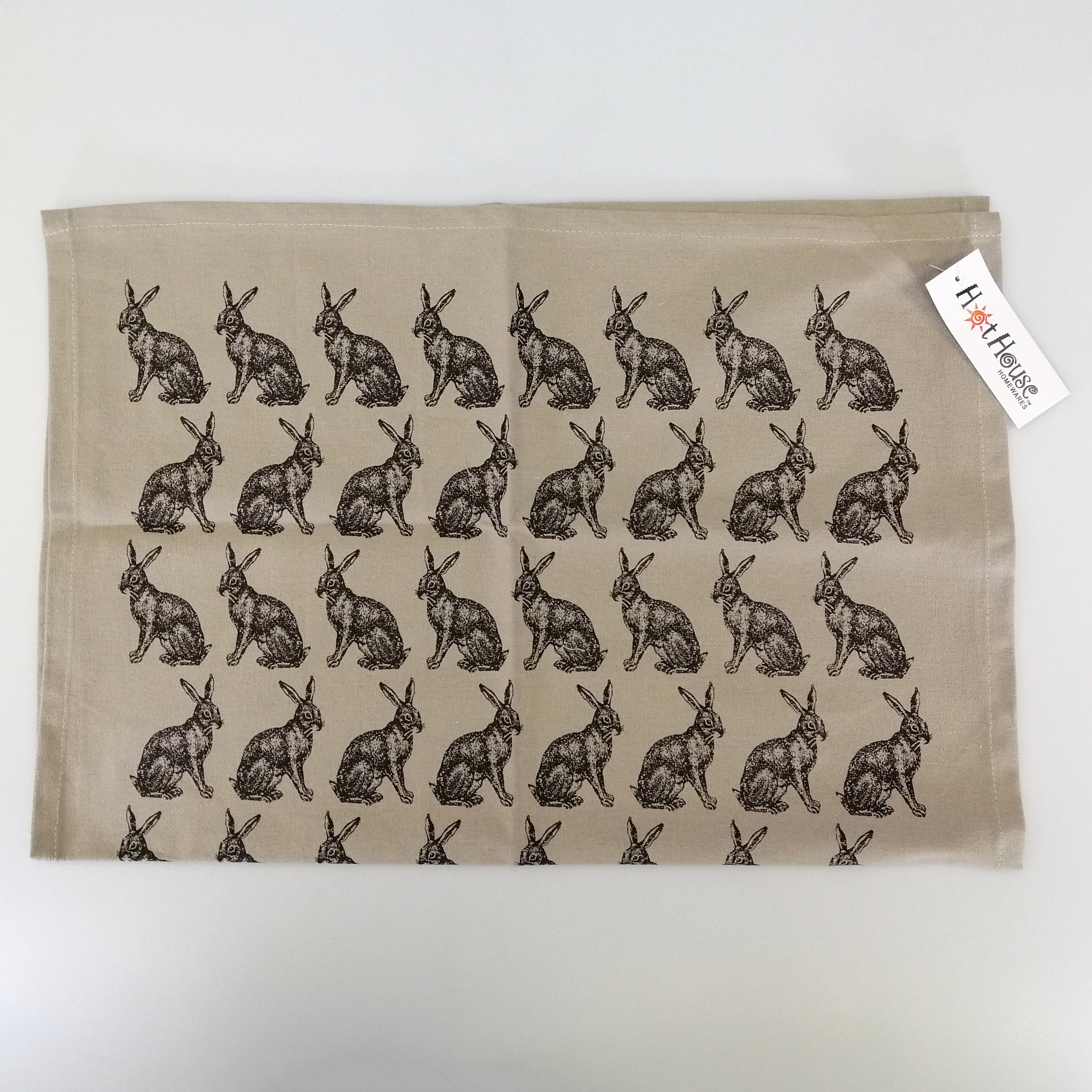 Tea Towel - Hare Design