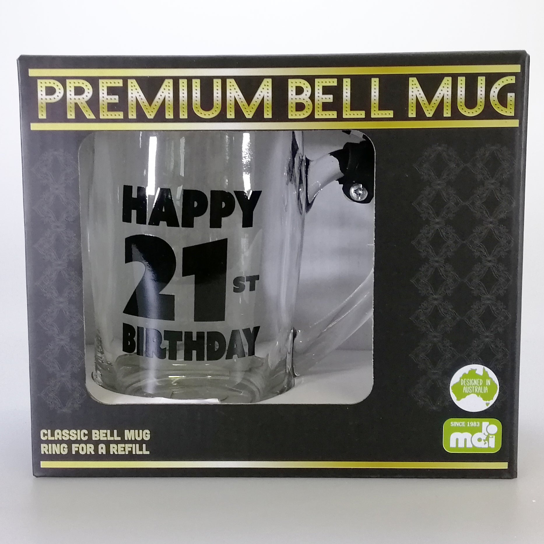 Premium 21st Birthday Stein with Bell