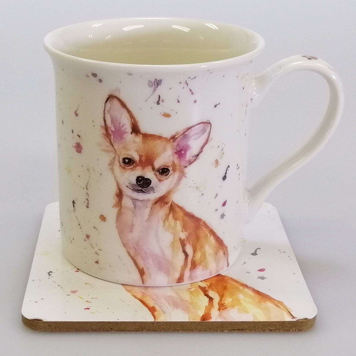 Man's Best Friend Mug & Coaster - Chihuahua
