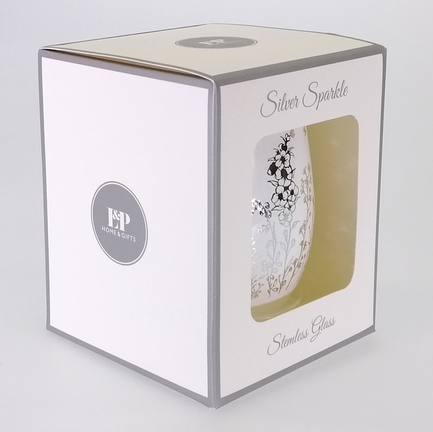Stemless Wine Glass - Butterfly Sparkle
