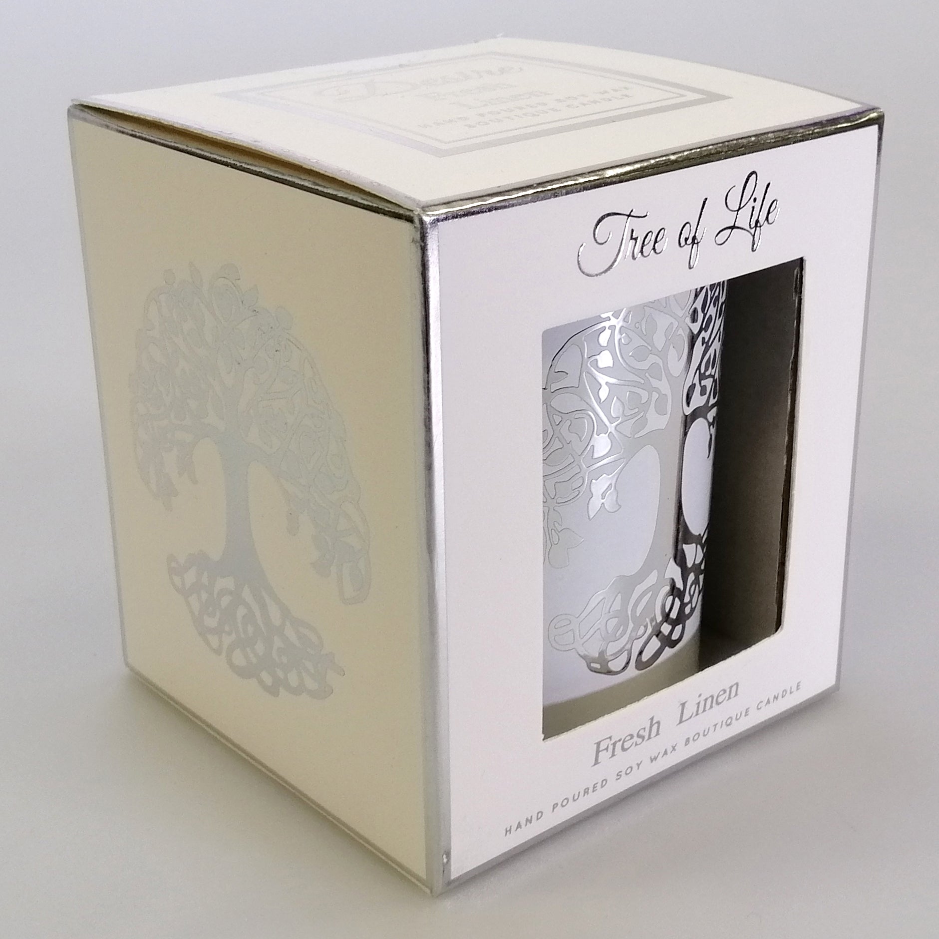 Desire - Soy Wax Candle - Tree of Life - Fresh Linen