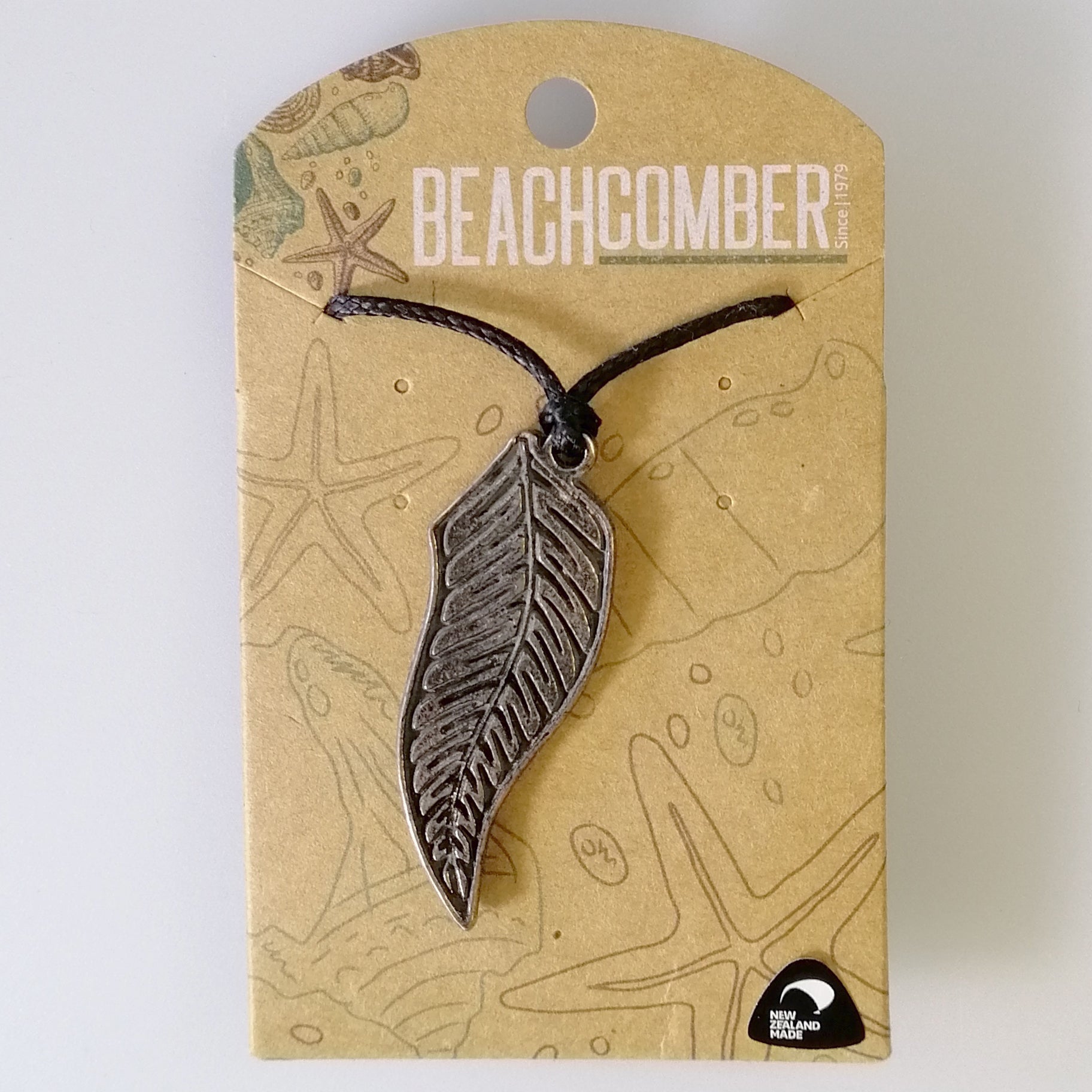 Beachcomber - Pewter Fern Necklace