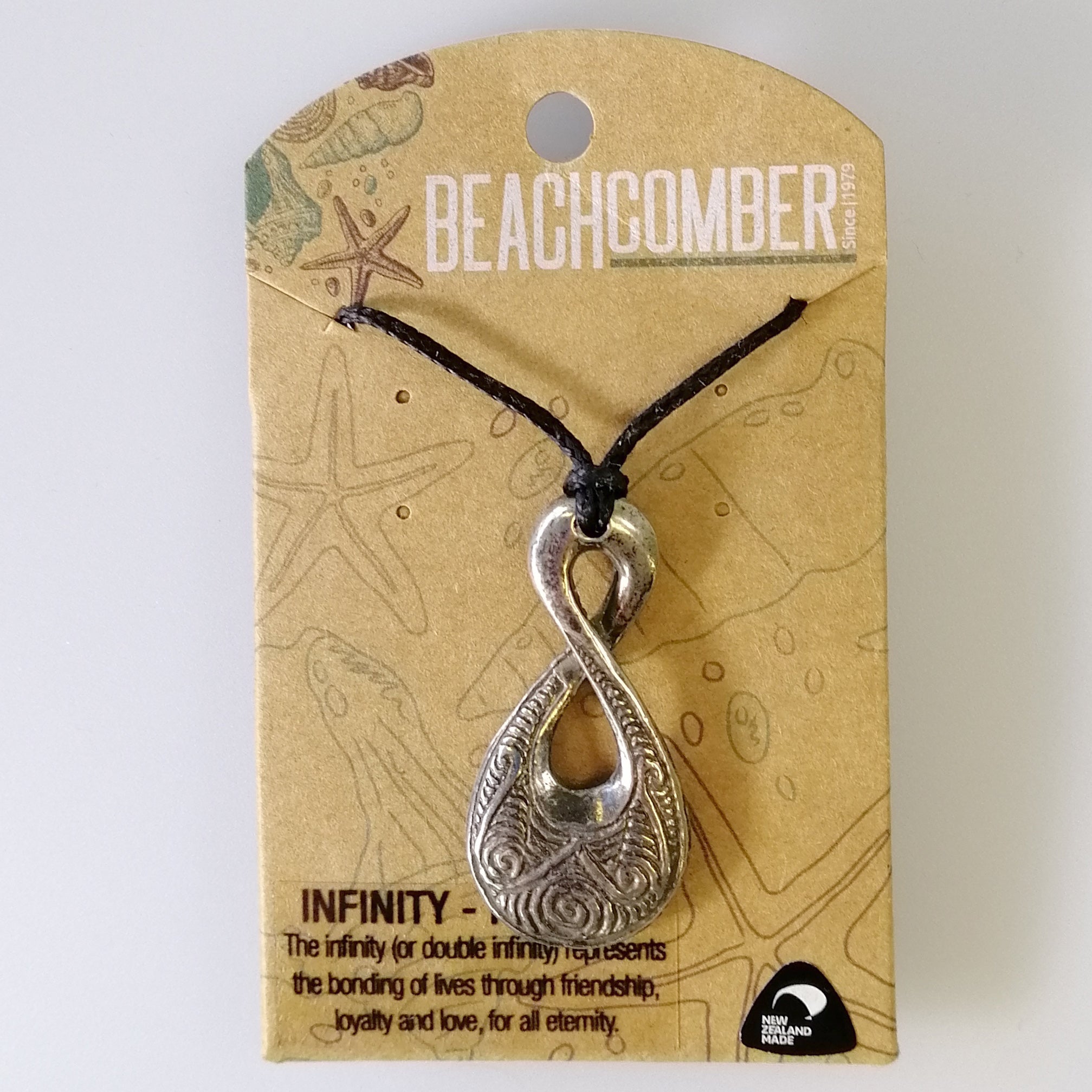 Beachcomber - Pewter Pikorua Necklace