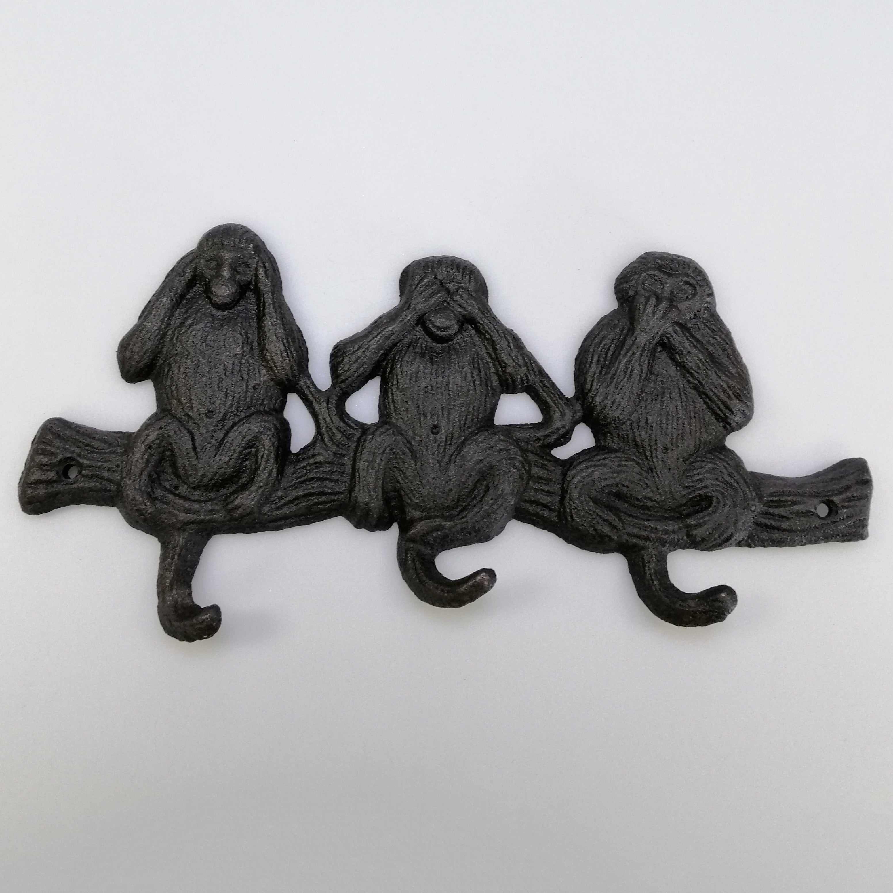 Cast Iron Key holder - Monkeys
