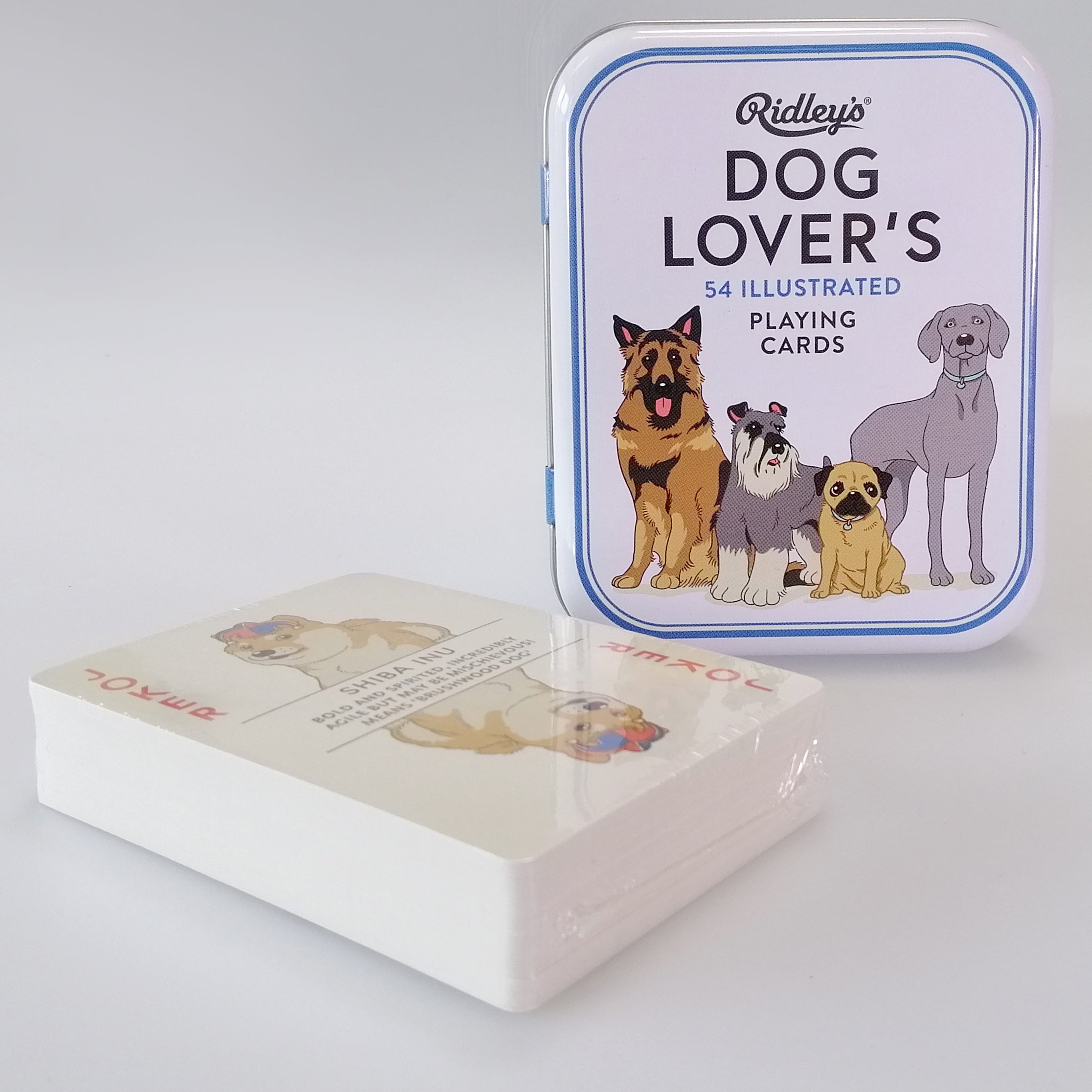 Dog Lover's Illustrated Playing Cards - Pack of 54