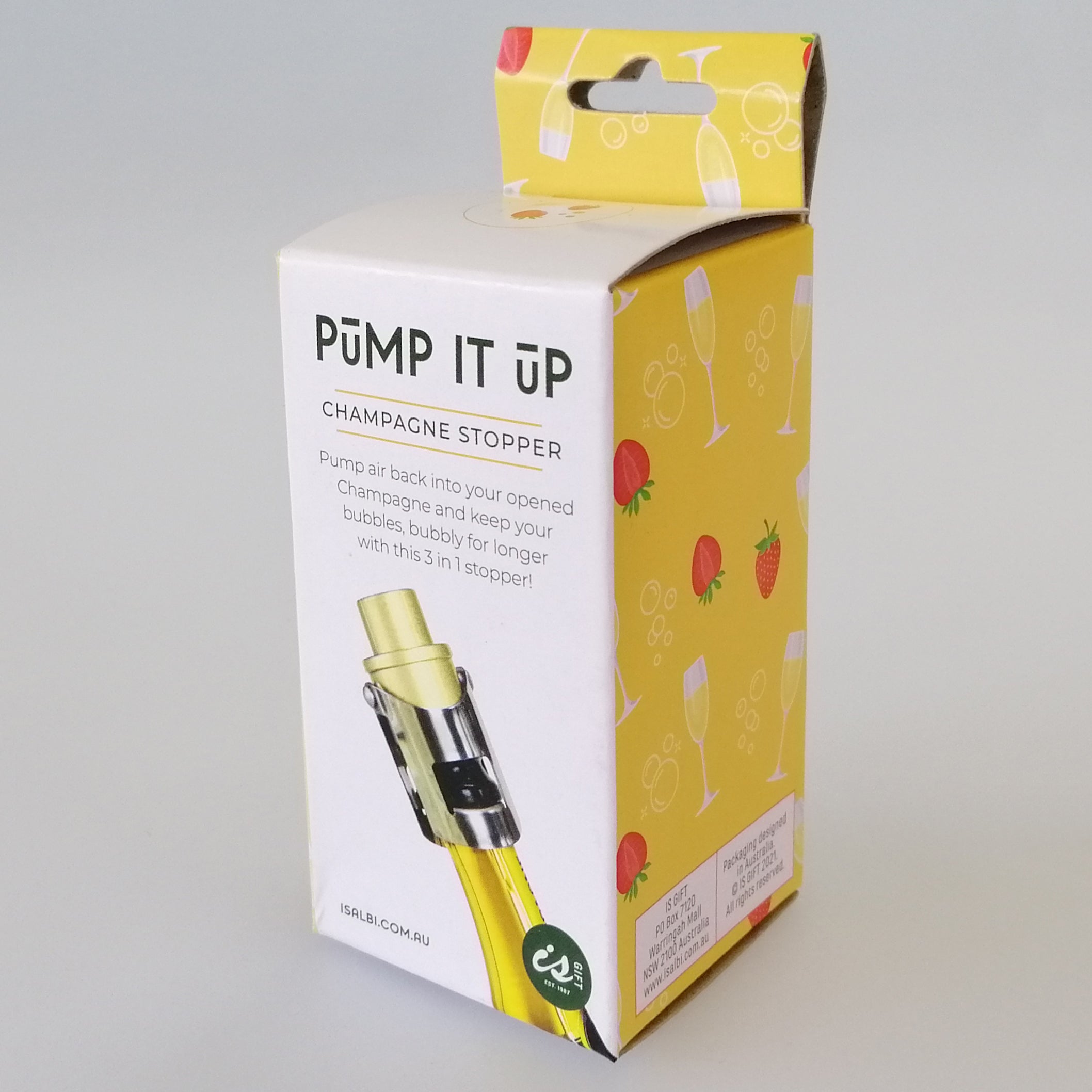 Pump It Up - Champagne Stopper