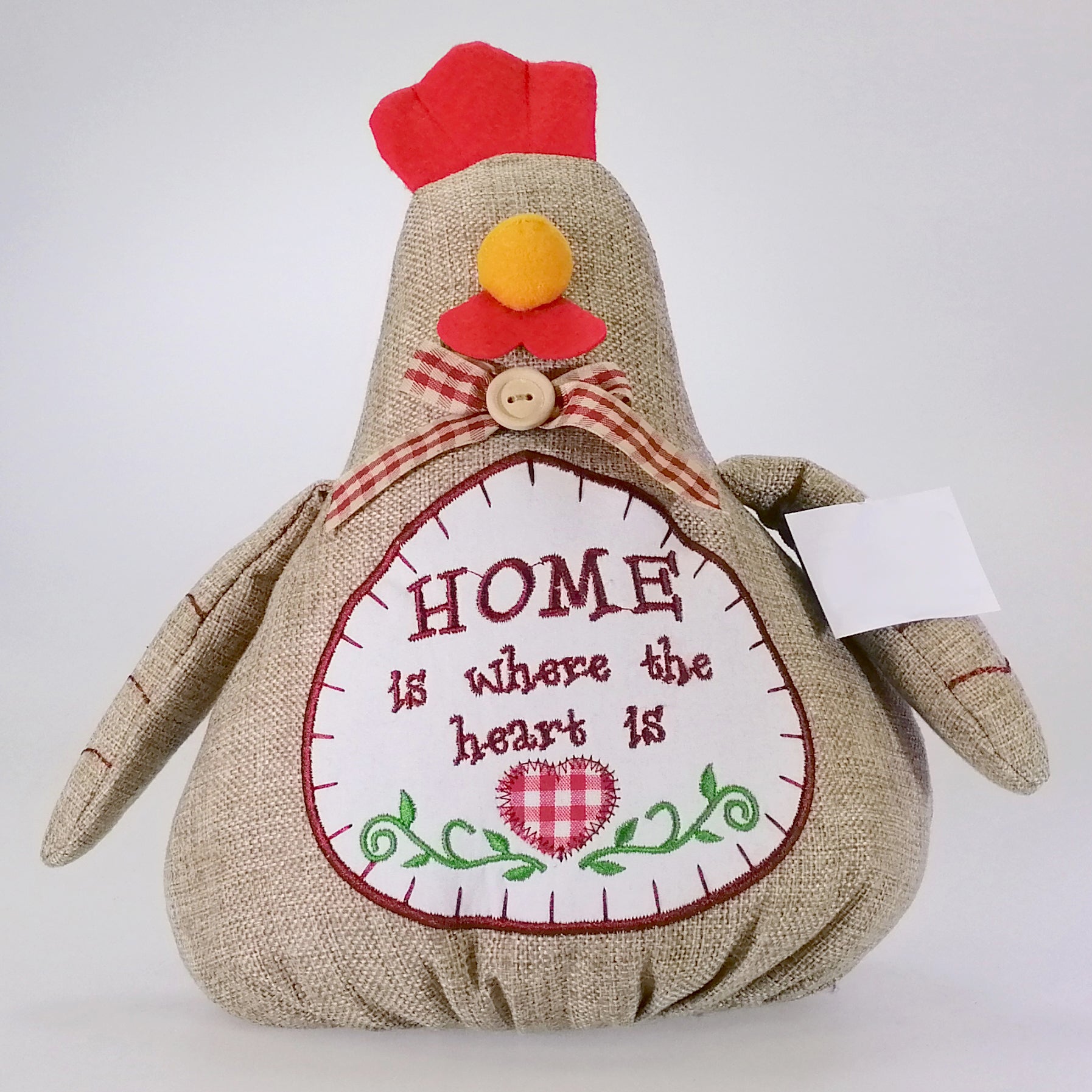 Rooster 'Home is Where...' Doorstop