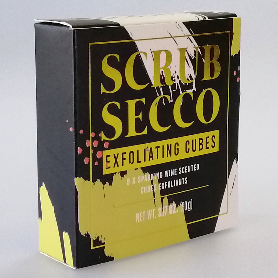 Scrubsecco' Sparkling Wine Scented Exfoliating Cubes - Pack of 9