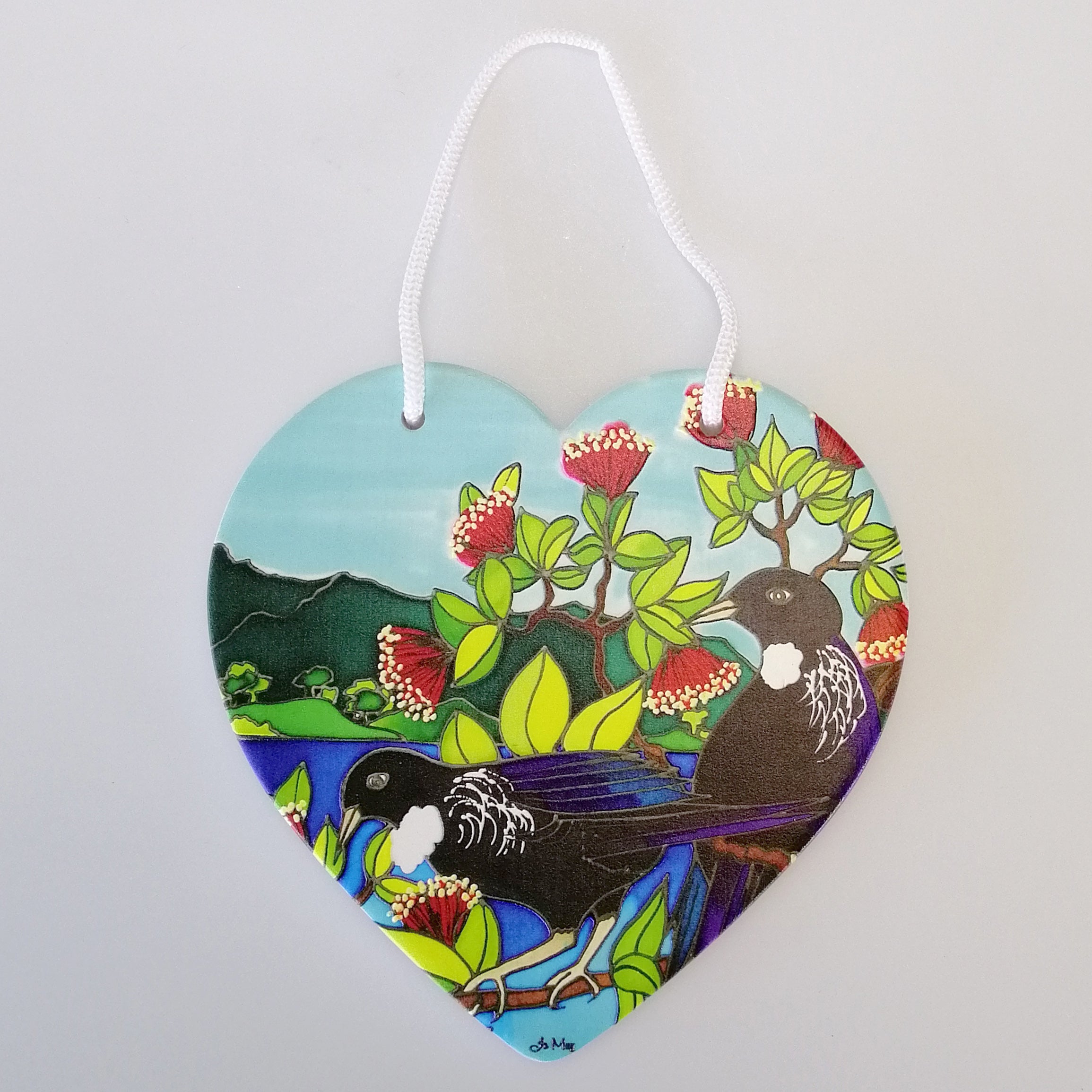 Jo May - Tuis Ceramic Heart Wall Hanging