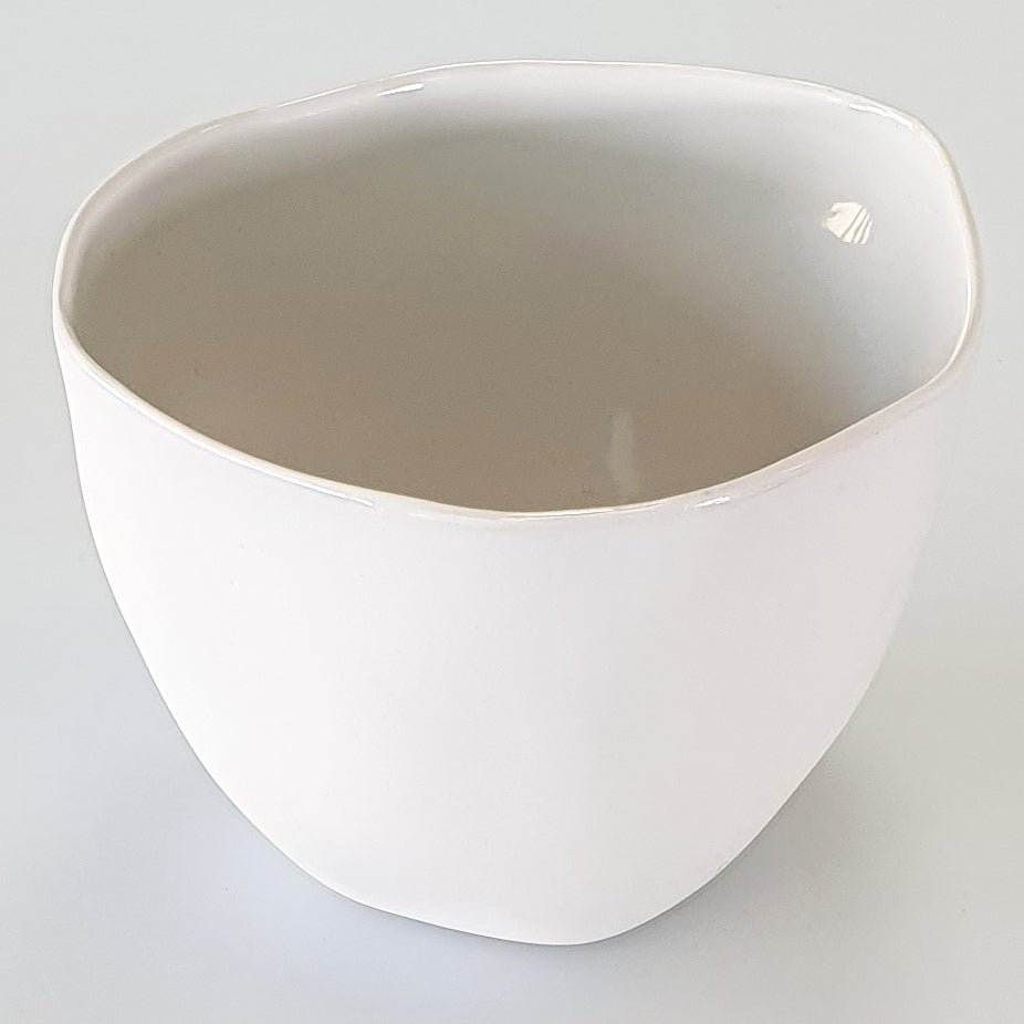 Flax Dip Bowl - White