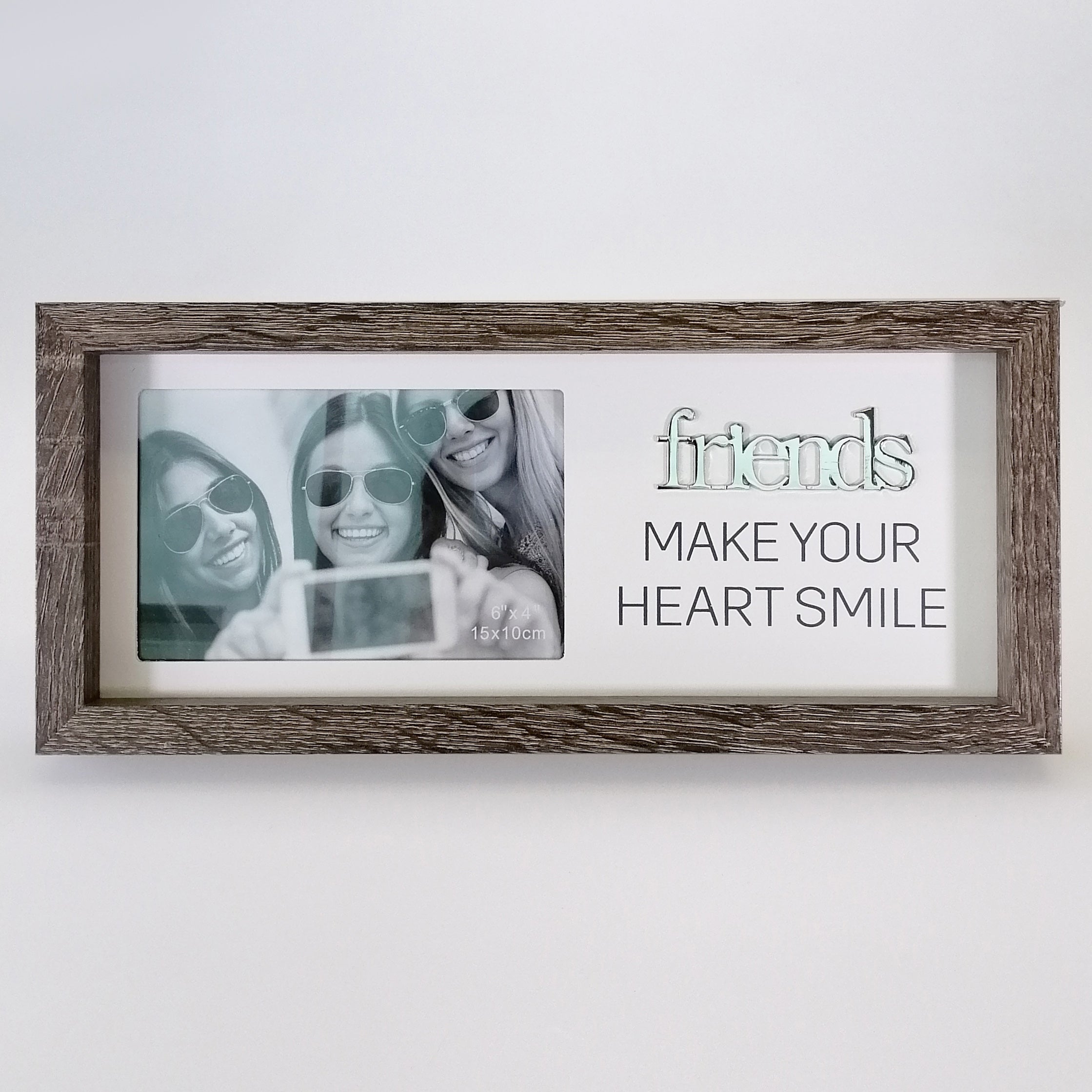 Wood-Look Sentimental Frame - Friends 4"x6"