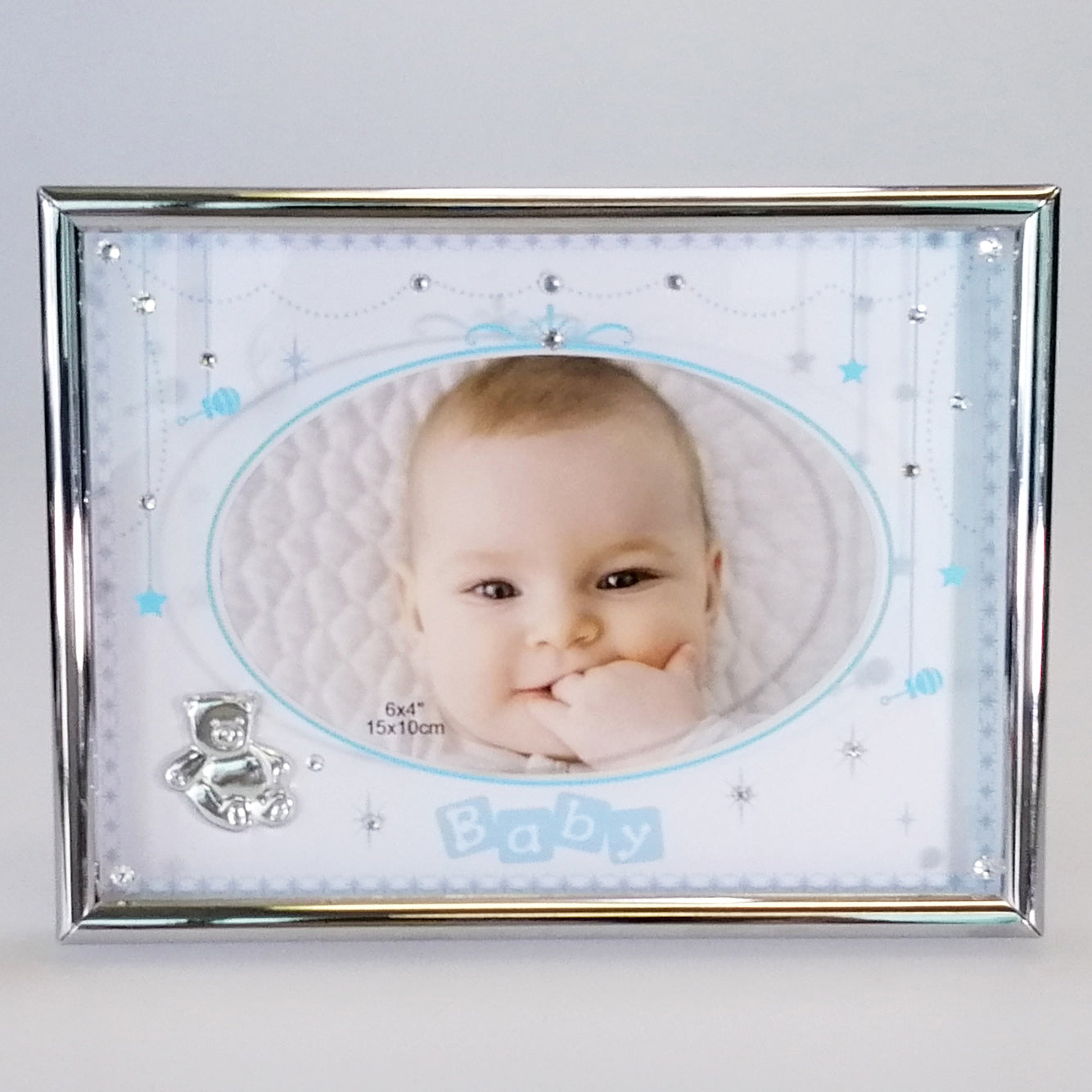 Embossed Baby Photo Frame - Blue