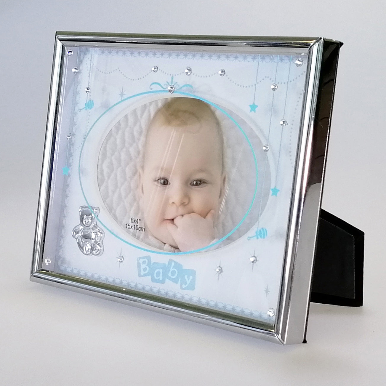 Embossed Baby Photo Frame - Blue