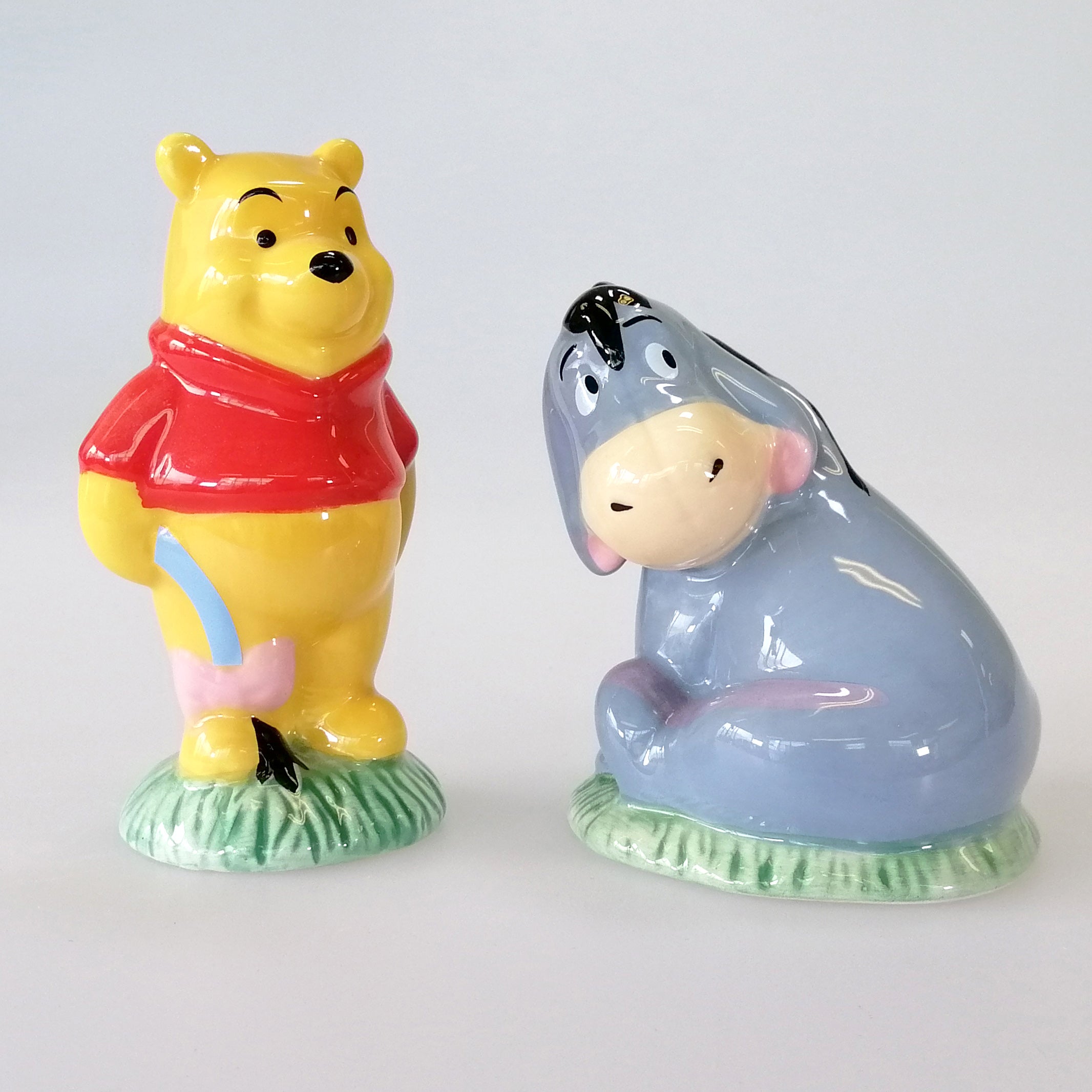 Pooh & Eeyore Collectible Ceramic Salt & Pepper Set