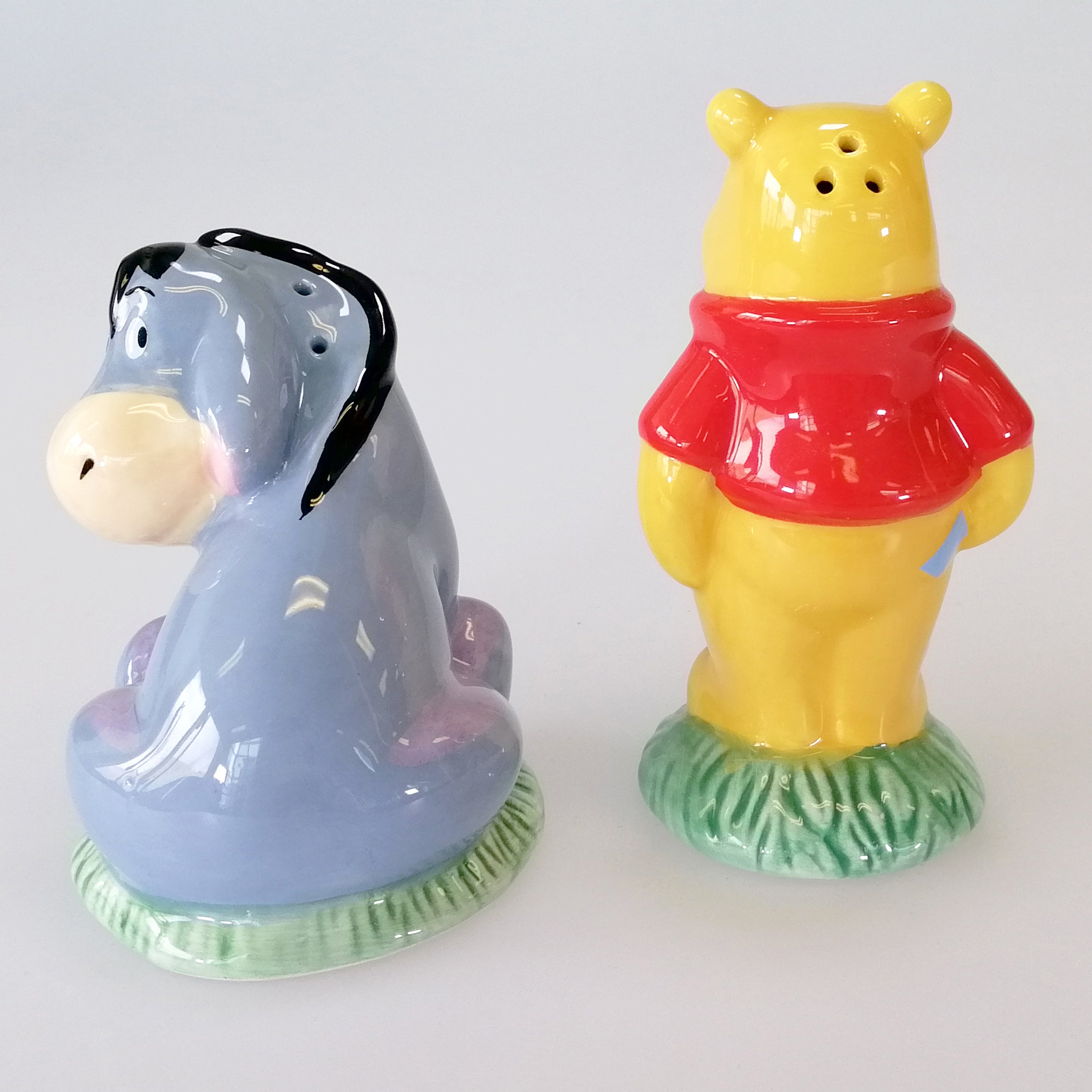 Pooh & Eeyore Collectible Ceramic Salt & Pepper Set