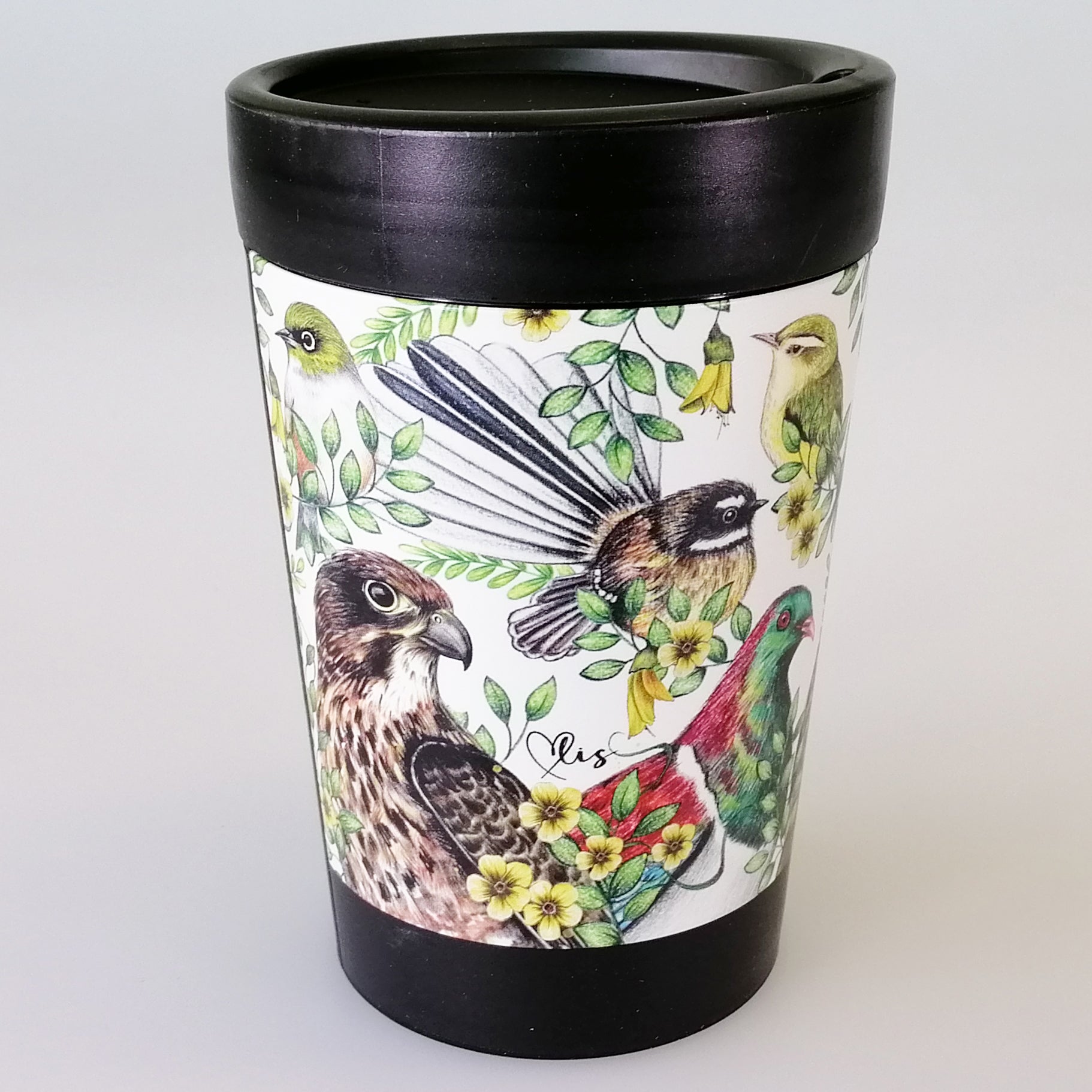 Reusable Coffee Cup - Birds of NZ