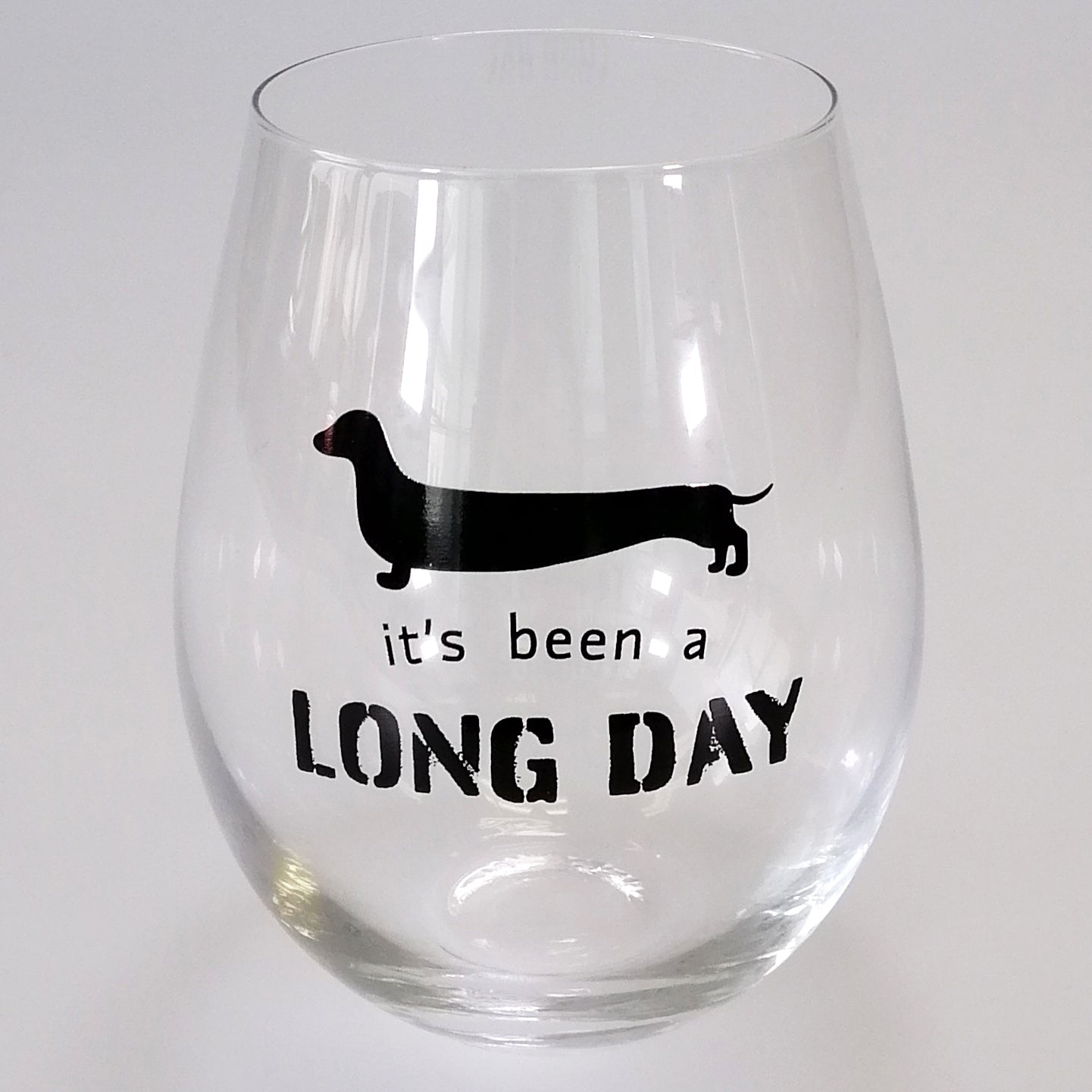 Stemless Wine Glass 'It's Been A Long Day'