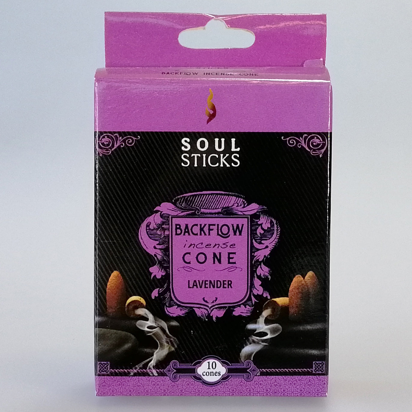 Soul Sticks Backflow Incense Cones - Lavender