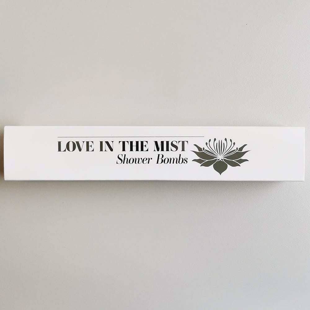 Love in the Mist' Aromatic Shower Bombs