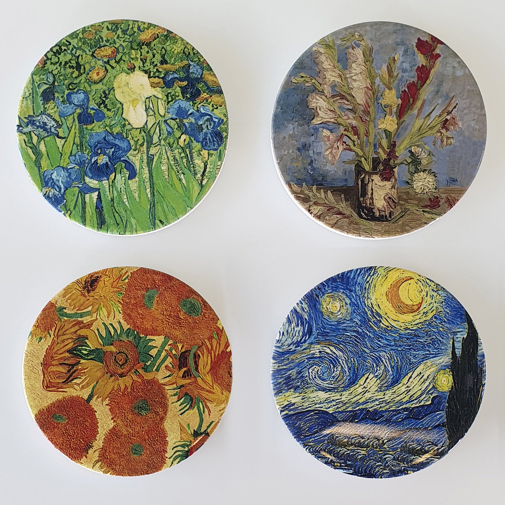 Van Gogh Ceramic Coasters - Set of 4
