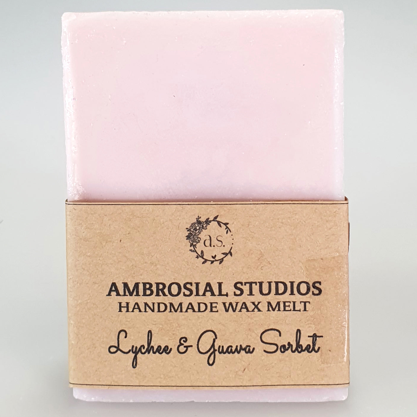 Ambrosial Studios - Handmade Wax Melt - Lychee & Guava Sorbet