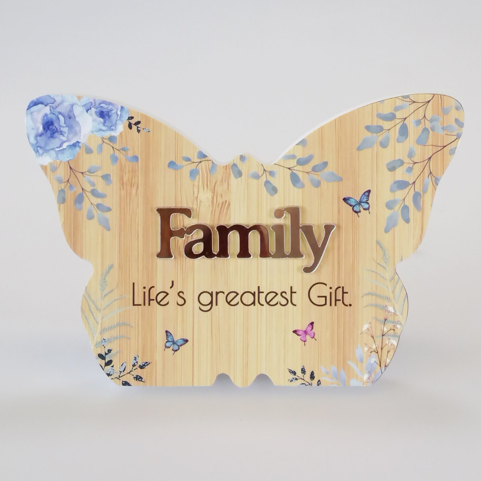 Family' Spring Butterfly Plaque