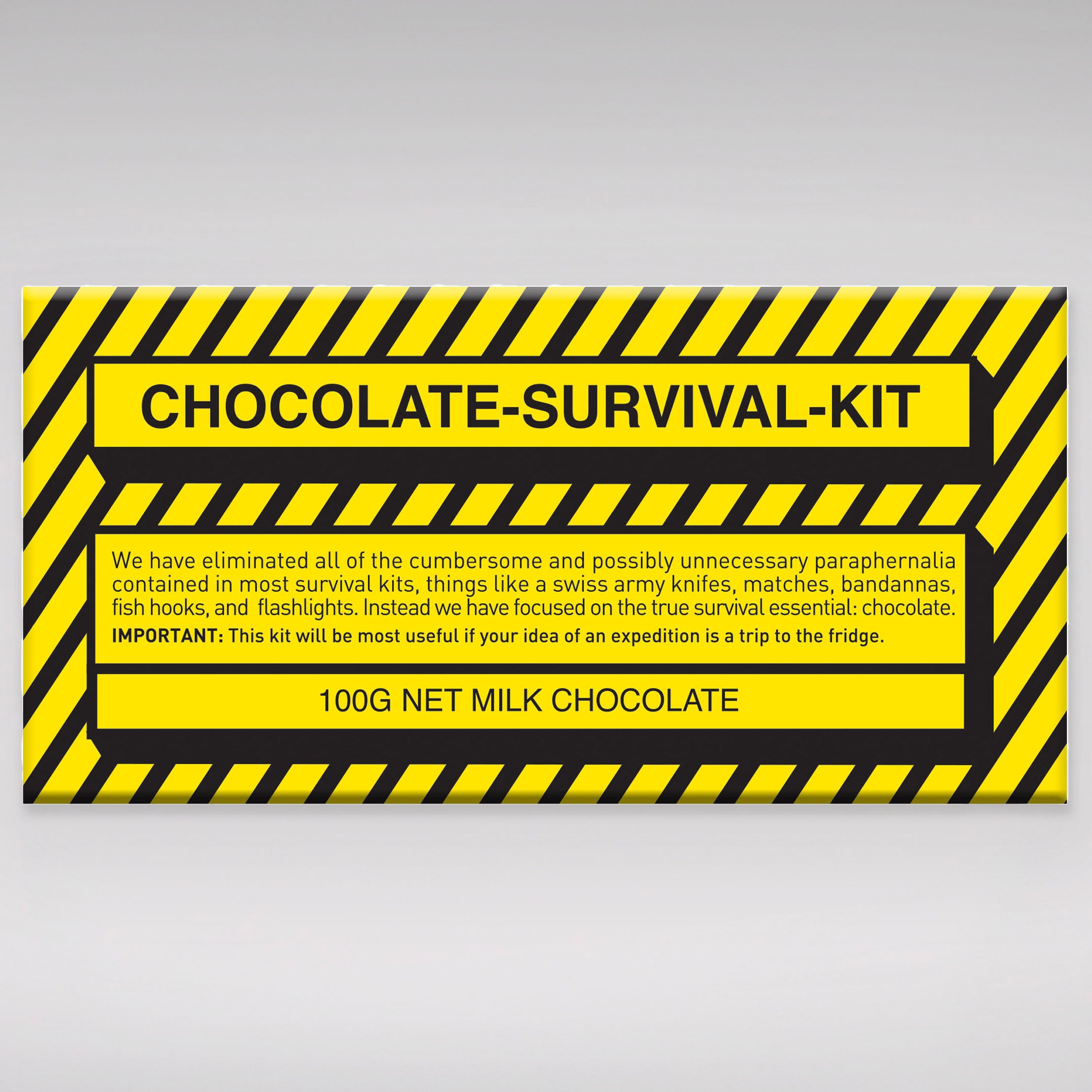 Bloomsberry & Co 'Chocolate Survival Kit' Milk Chocolate Bar