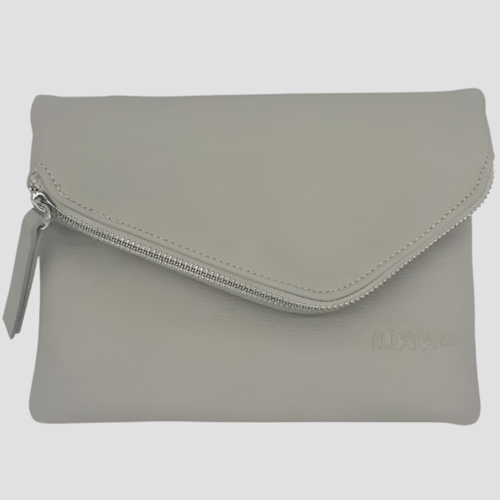 Moana RD - 'Grey Lynn' Clutch Bag - Grey