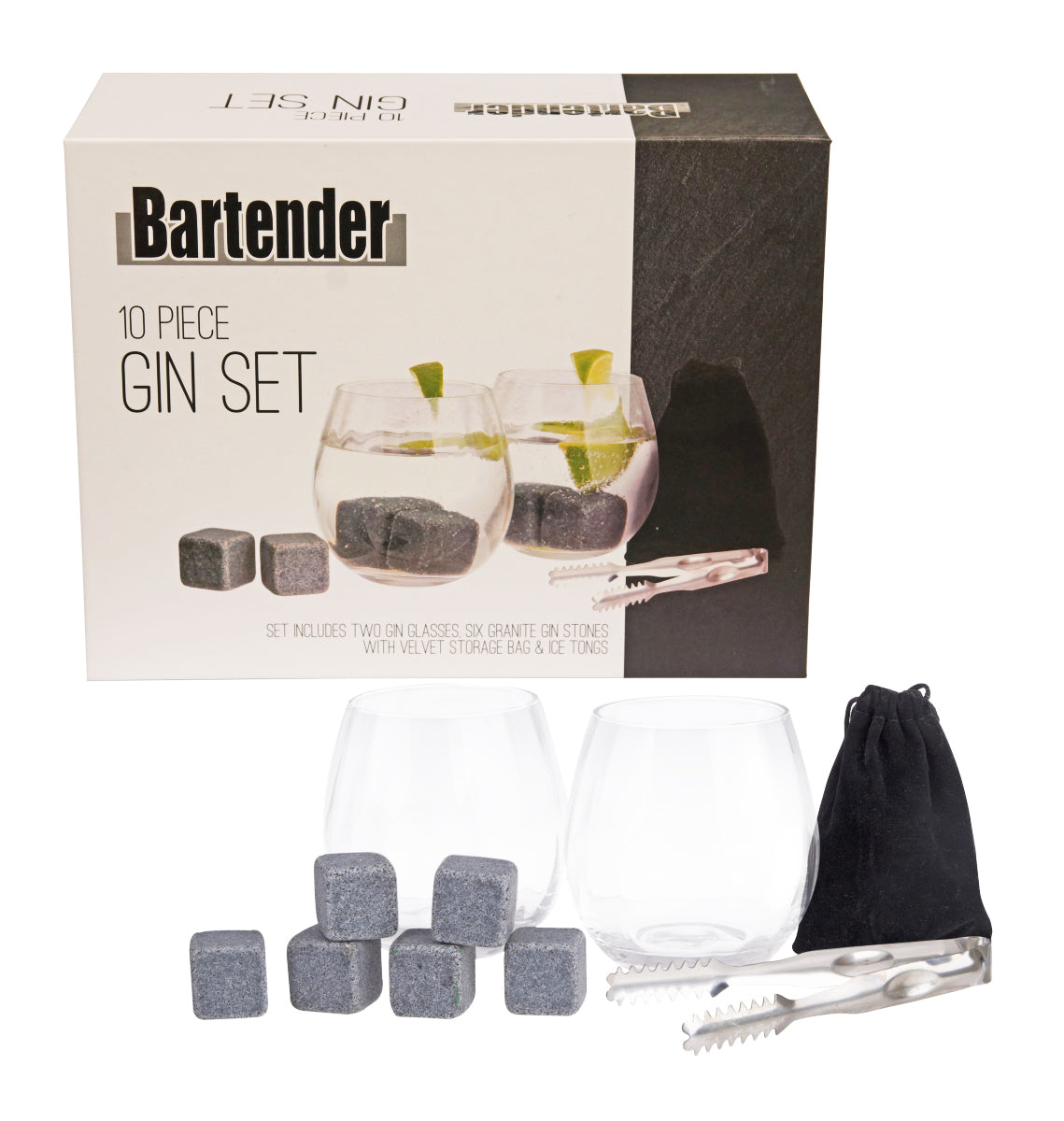 Bartender - 10 Piece Gin Set - Boxed