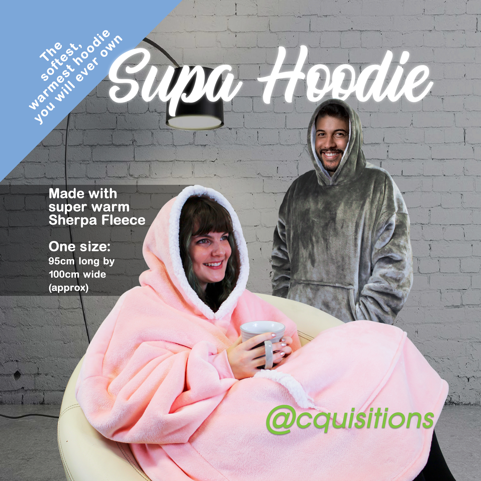 Supa Hoodie - Grey
